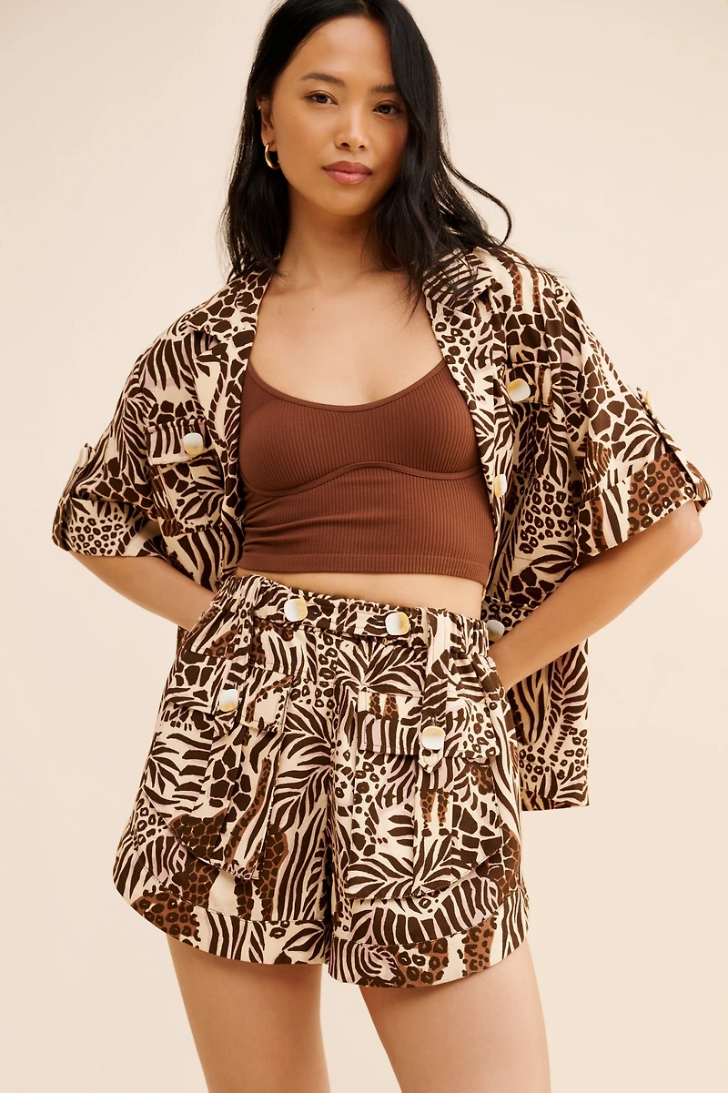 FARM Rio Safari Sand Shorts