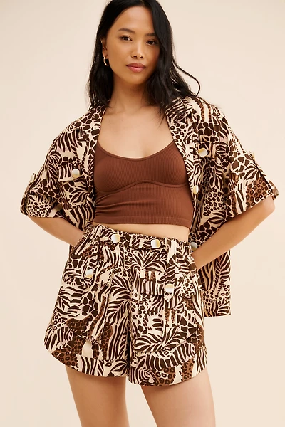 FARM Rio Safari Sand Shorts