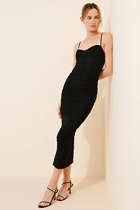AFRM Tosca Fitted Midi Dress
