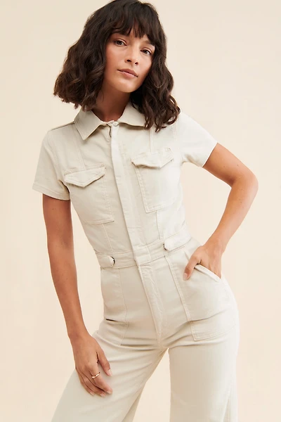 Good American Fit For Success Wide Leg Coveralls