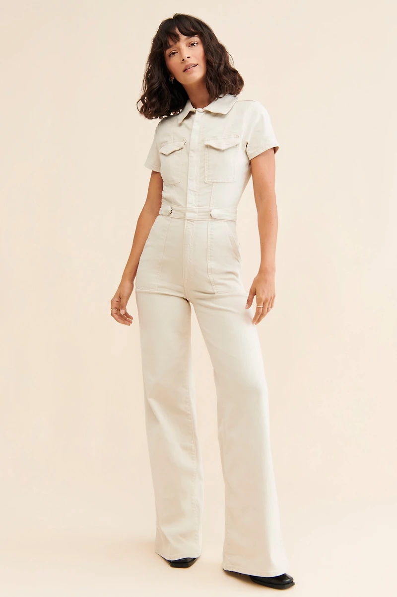 Good American Fit For Success Wide Leg Coveralls