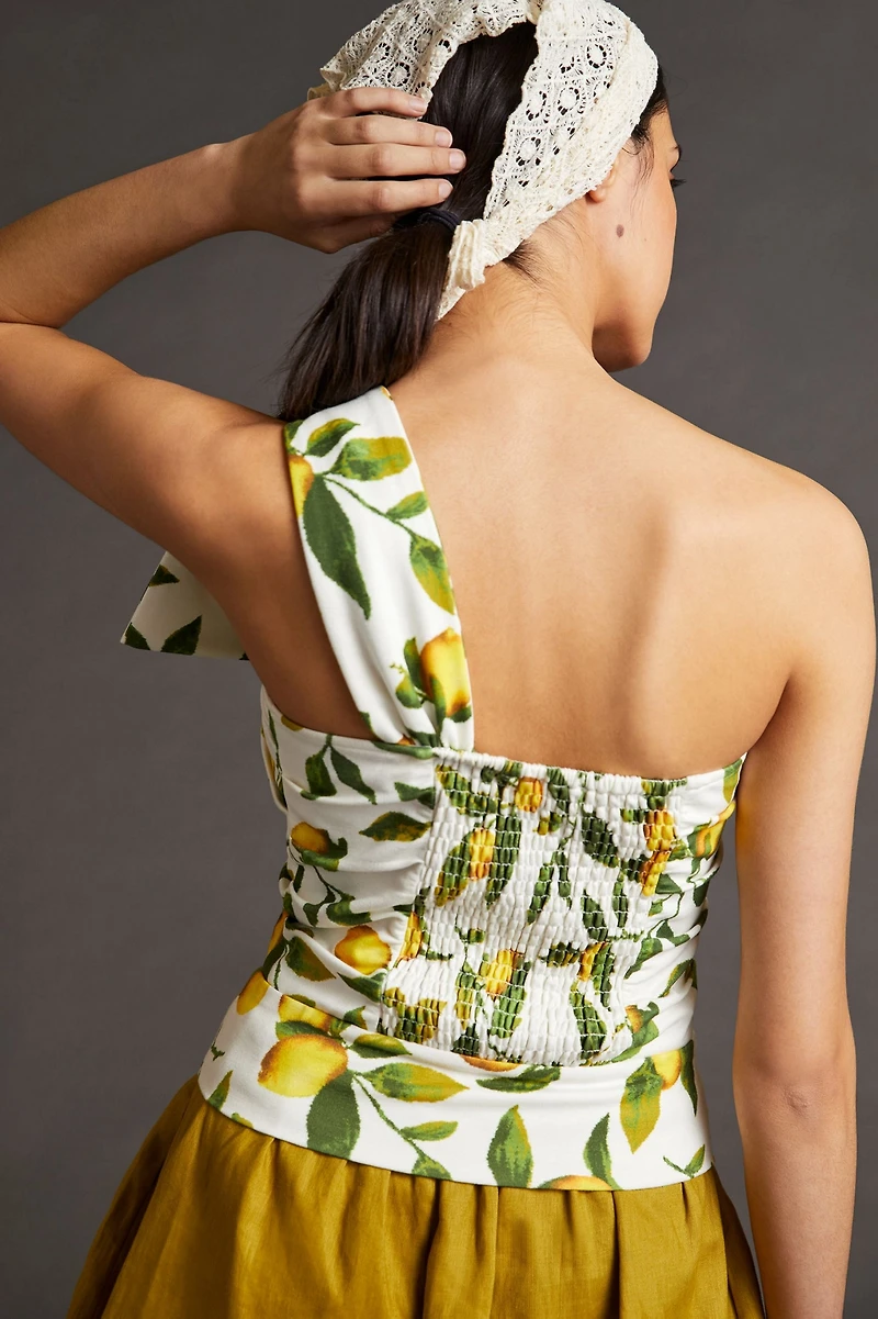 Current Air Lemon Bow Tank Top