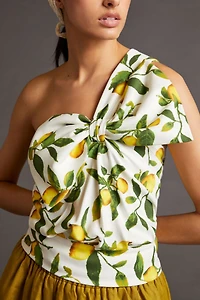 Current Air Lemon Bow Tank Top