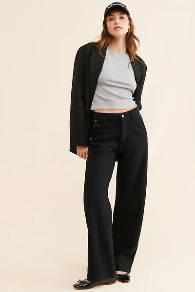 DL1961 Hepburn Wide Leg Knit Pants