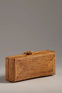 Lisi Lerch Colette Handwoven Straw Clutch