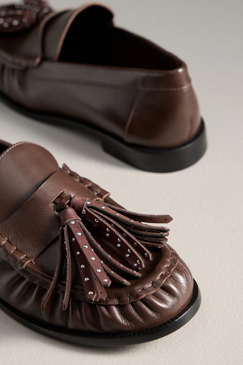 Schutz Tilly Tassel Loafers