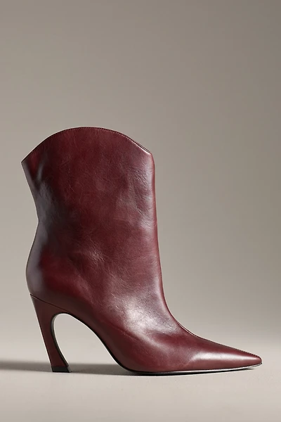 Schutz Maryann Curve Pointed-Toe Booties