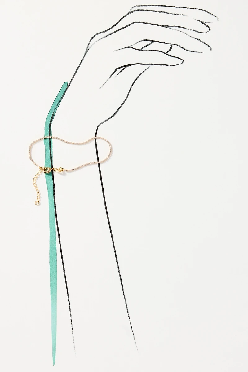 Shashi Micro Teeny Tiny Tennis Bracelet