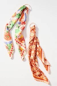 Summer Fruits Printed Hair Scarves