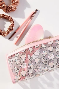 Frasier Sterling Shell Rectangle Makeup Bag