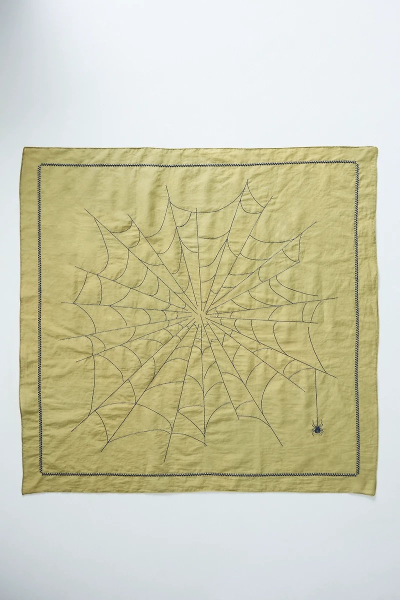 Embroidered Spider Bandana