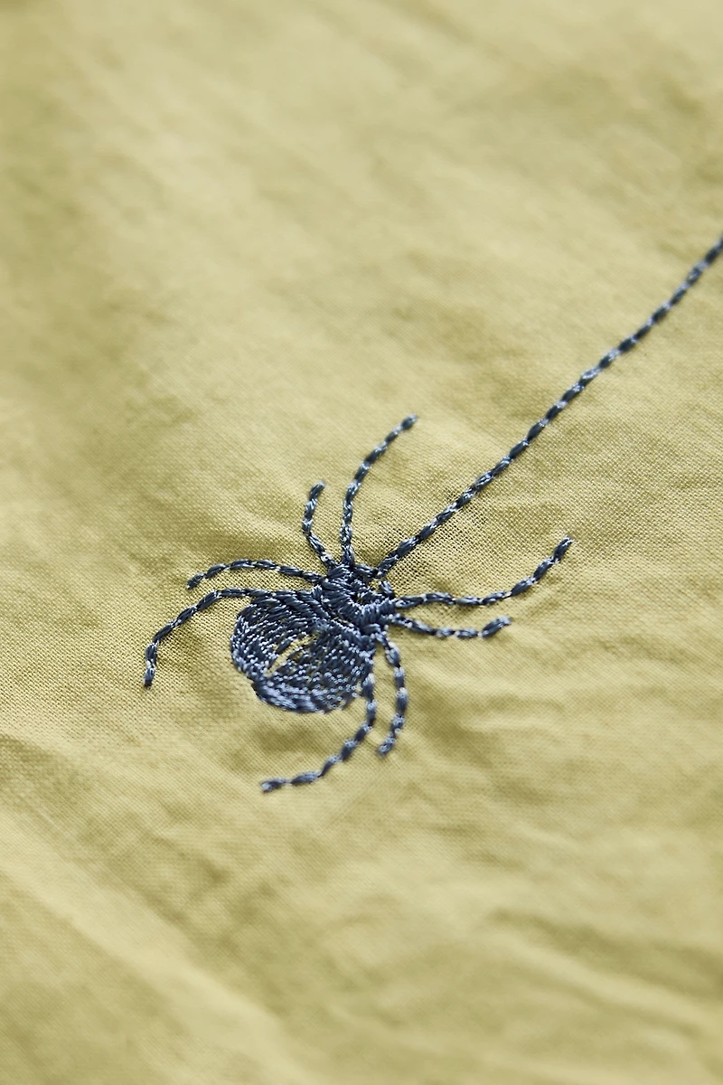 Embroidered Spider Bandana