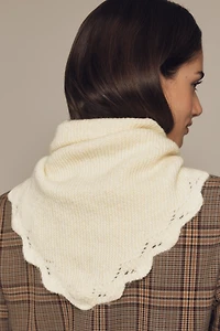 Scalloped Triangle Scarf