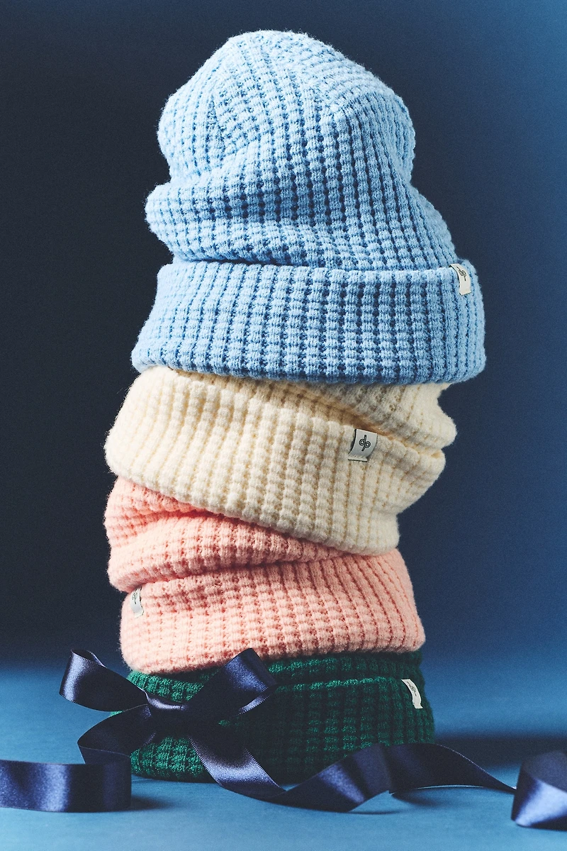 Daily Practice Waffle-Knit Beanie