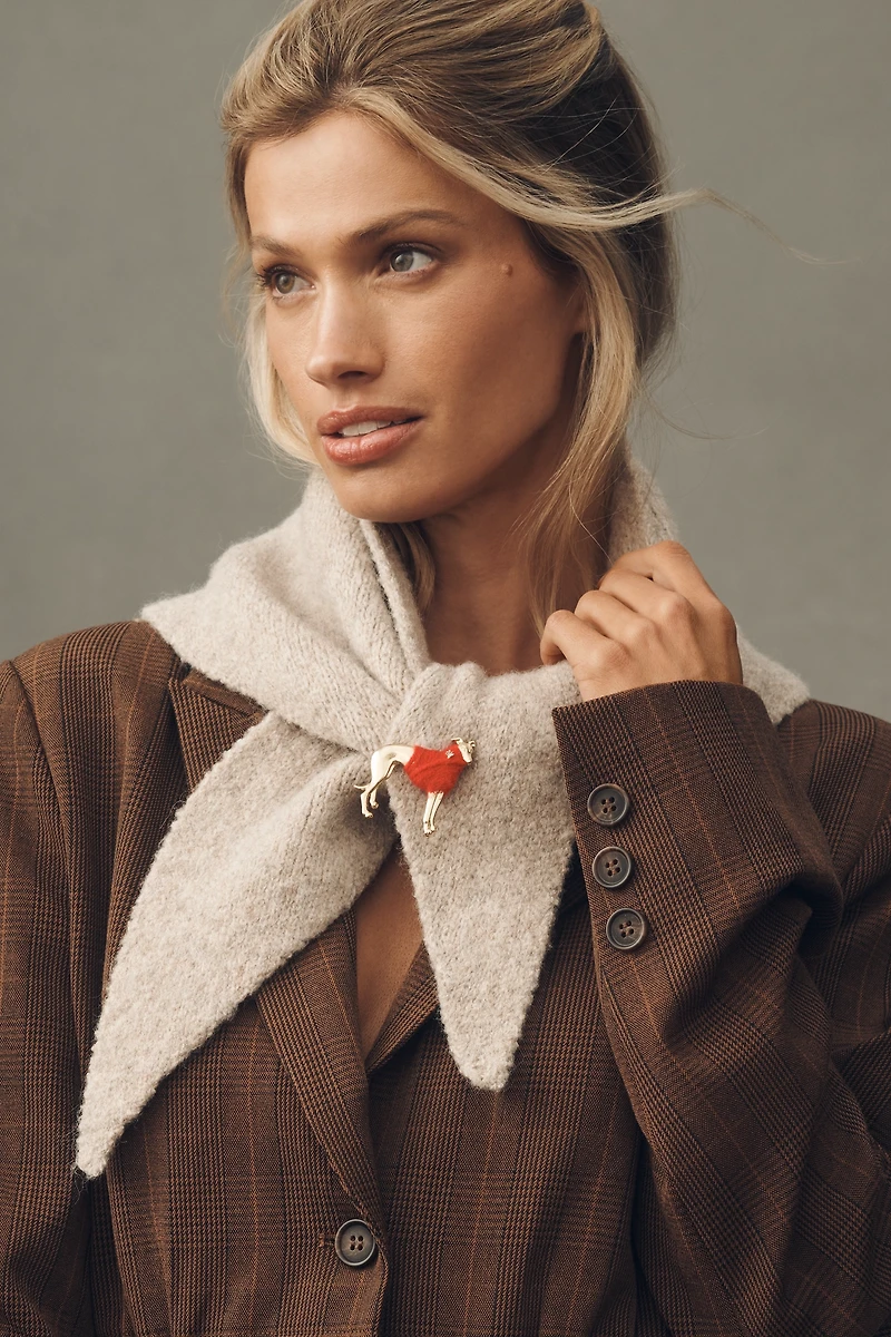 By Anthropologie Small Triangle Wrap Scarf