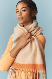 By Anthropologie Brushed Fringe Scarf