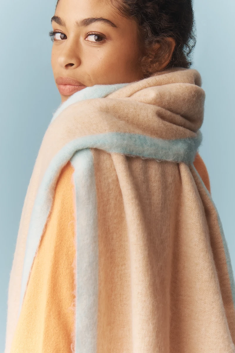 By Anthropologie Brushed Fringe Scarf