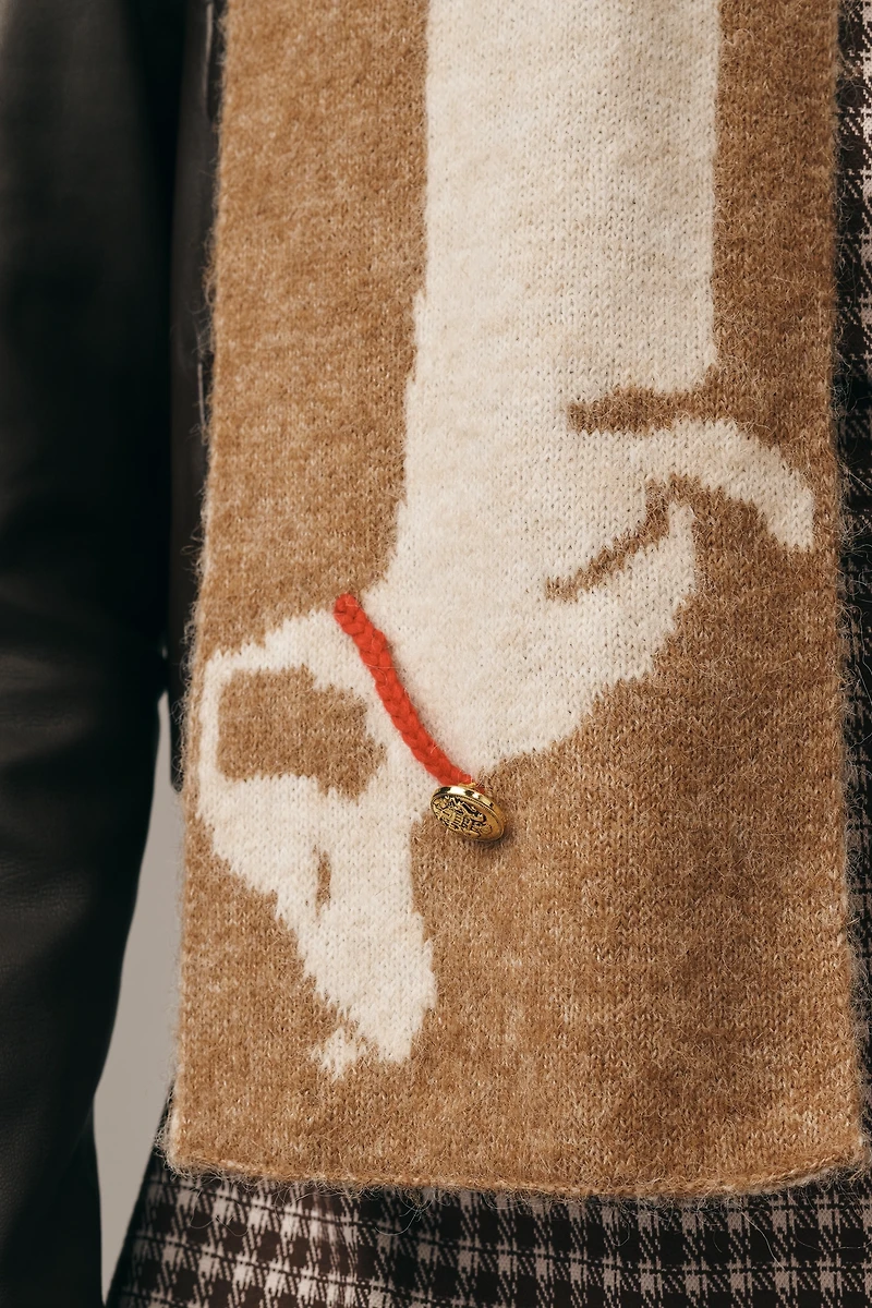 Maeve Icon Skinny Knit Scarf