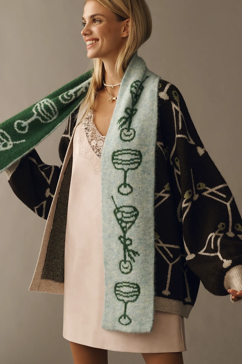 Maeve Icon Skinny Knit Scarf