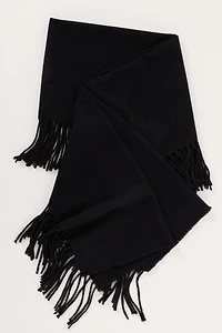 Maeve Brushed Wool Fringe Scarf