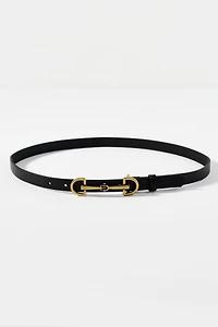 Skinny Horsebit Detail Belt
