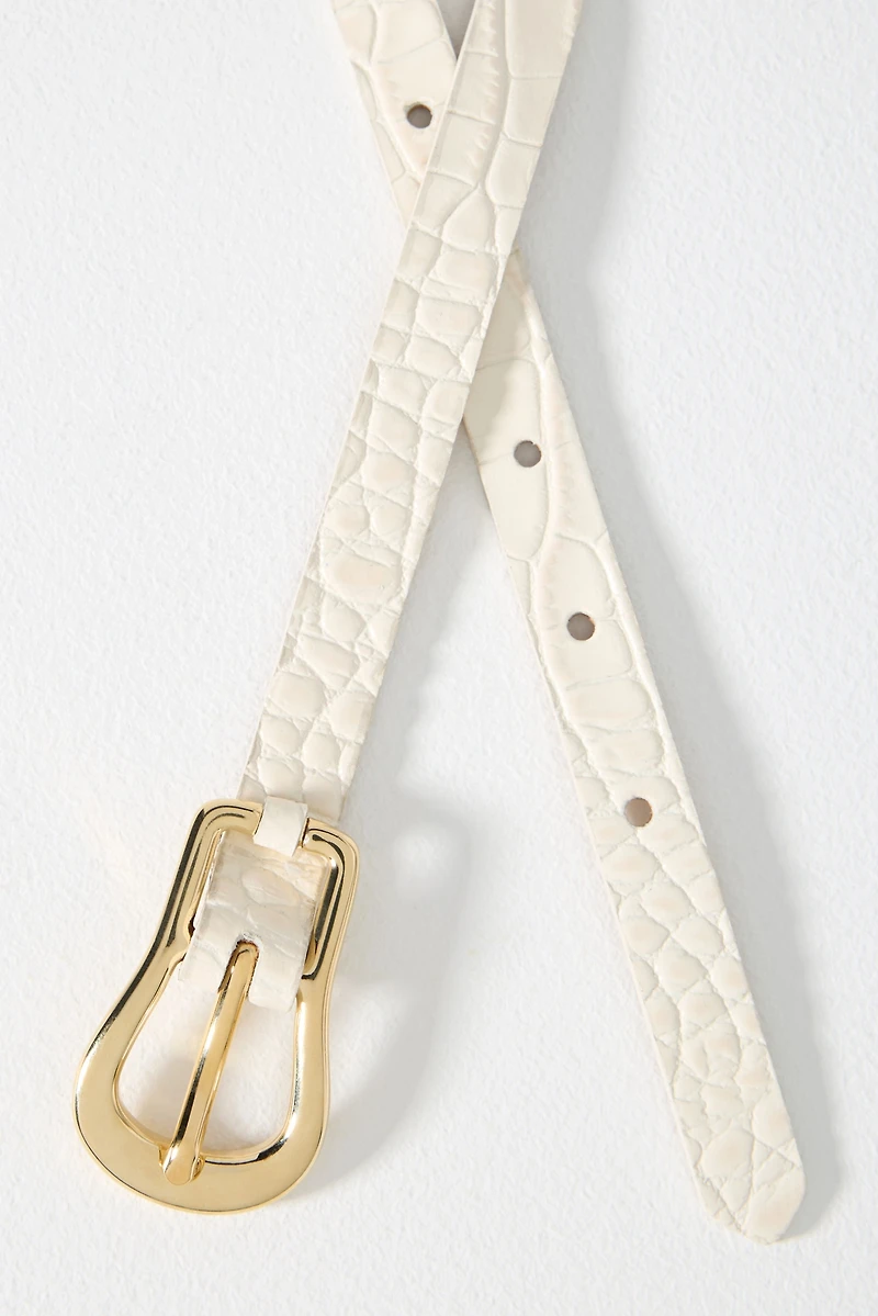 Streets Ahead Bean Skinny Belt