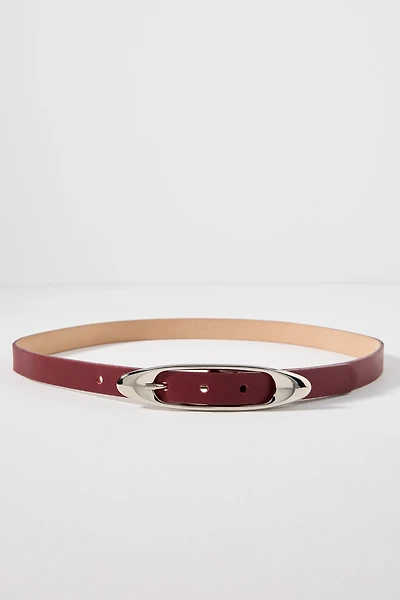 Streets Ahead Skinny Oval Buckle Belt