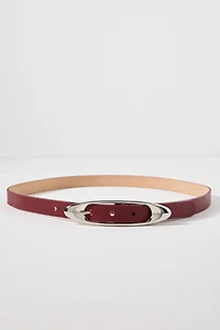 Streets Ahead Skinny Oval Buckle Belt