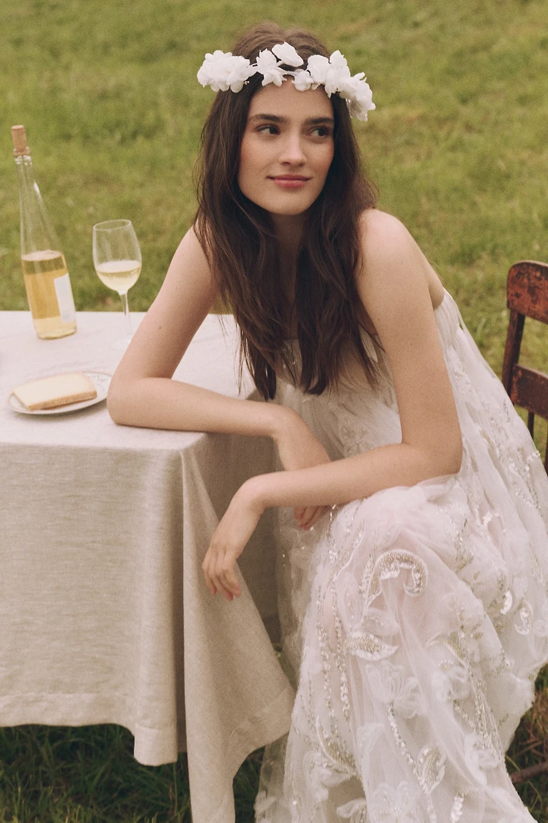Twigs & Honey Silk Flower Hair Crown