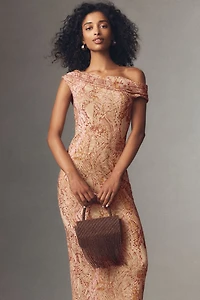 AFRM Holden Asymmetric One-Shoulder Midi Dress
