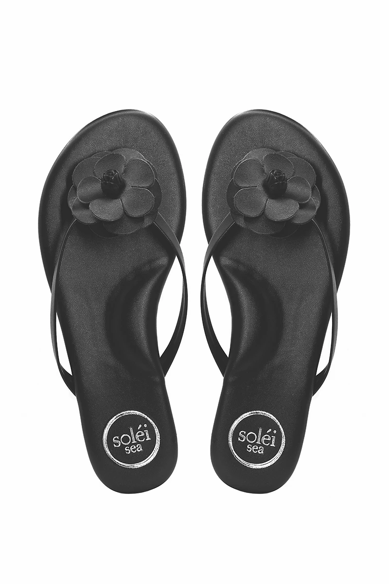 Solei Sea Valentina 3D Flower Thong Sandals