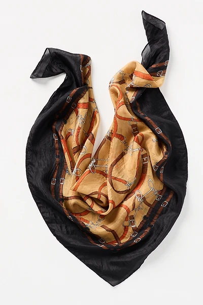 By Anthropologie Printed Silk Scarf