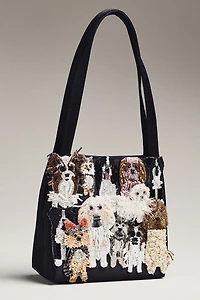Susan Alexandra Barkin Beaded Shoulder Bag