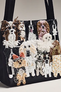 Susan Alexandra Barkin Beaded Shoulder Bag