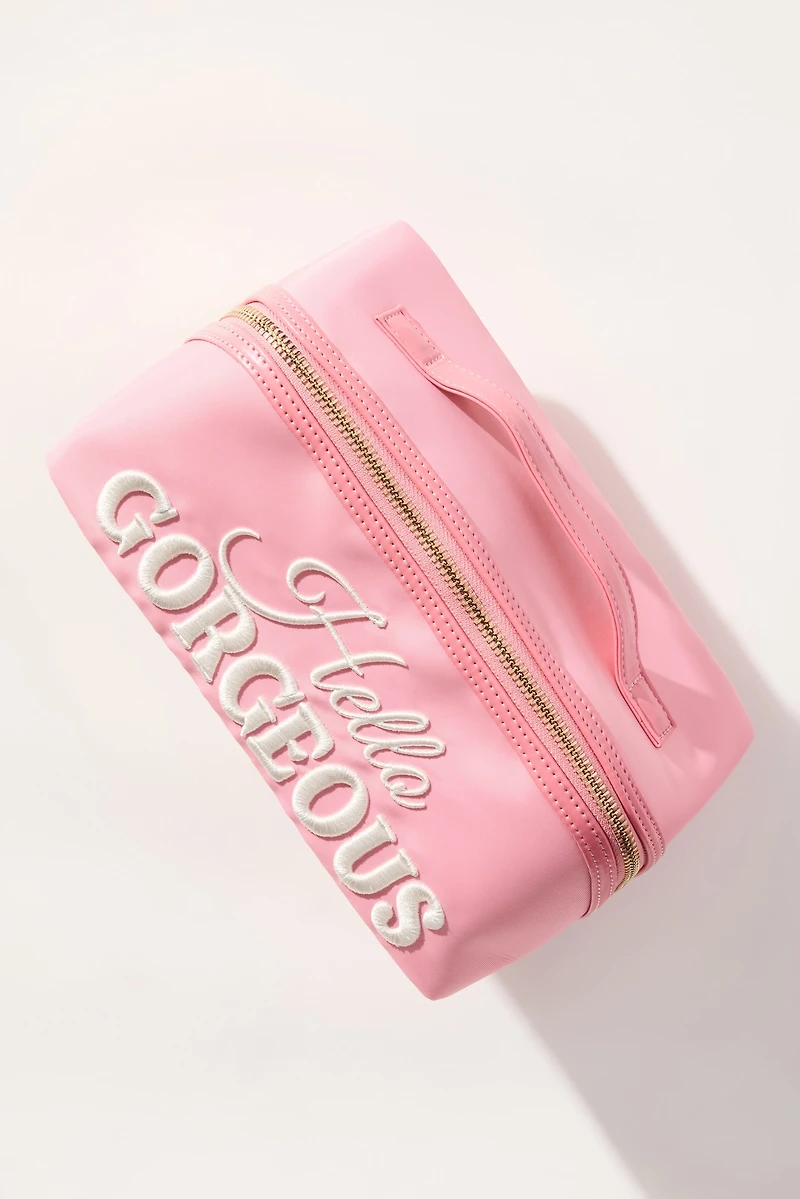 Shiraleah Hello Gorgeous Cosmetic Zip Pouch