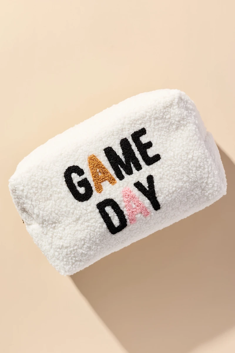 Shiraleah Game Day Sherpa Zip Pouch 