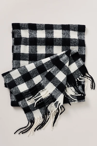 Maeve Brushed Gingham Scarf