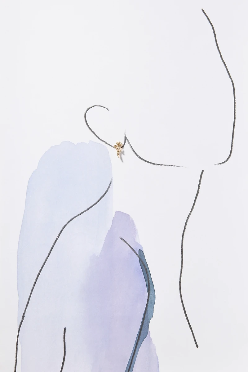 Rose Post Earrings