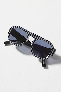 Sardine Front Row Round Sunglasses