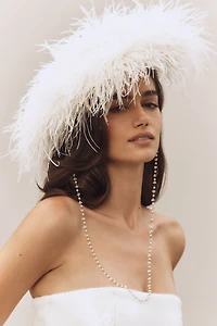Gaios Seraphina Feather Hat