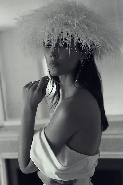 Gaios Seraphina Feather Hat