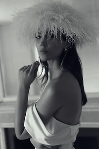 Gaios Seraphina Feather Hat