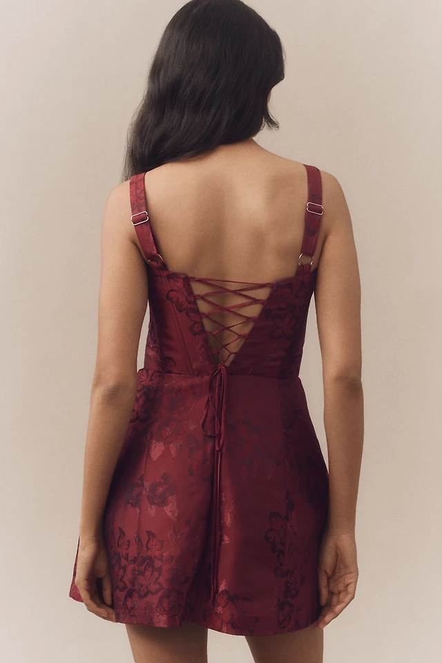 sachin & babi scoop-neck embroidered a-line mini dress Sachin & Babi Scoop-Neck Embroidered A-Line Mini Dress