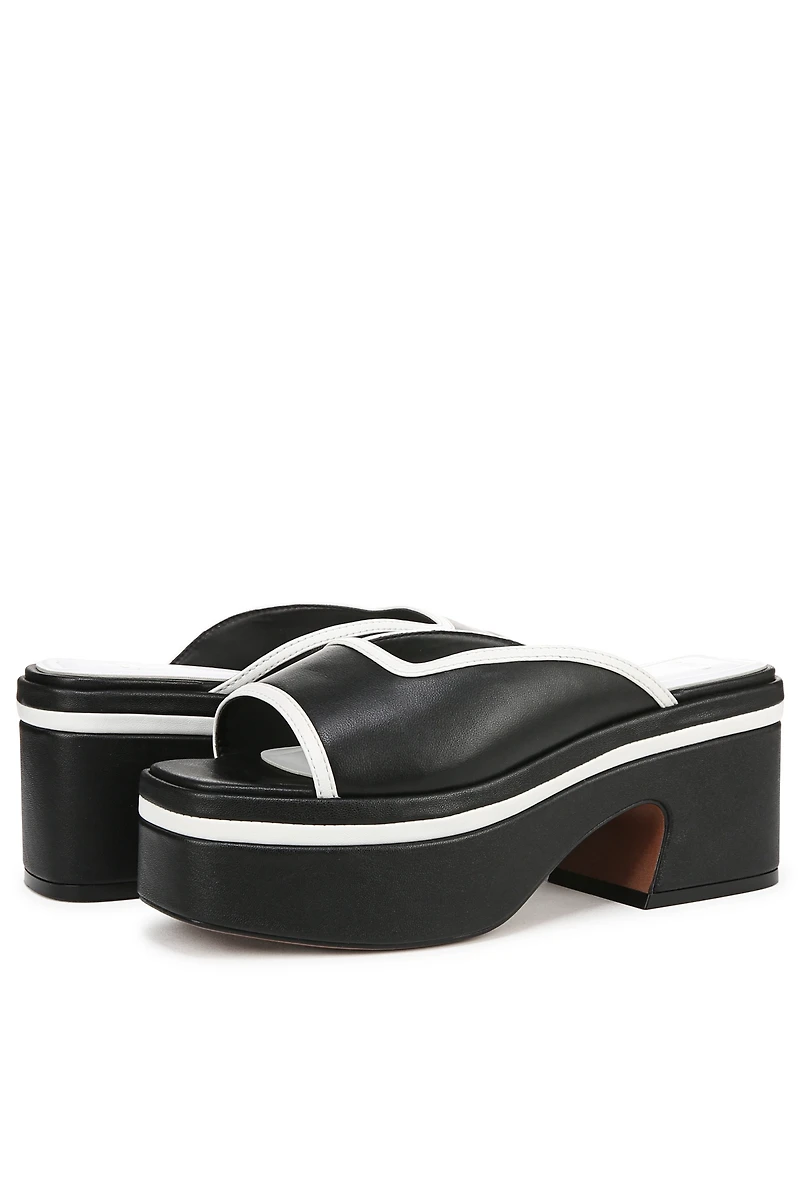 Sarto Fernanda Platform Slide Sandals