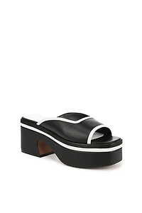Sarto Fernanda Platform Slide Sandals