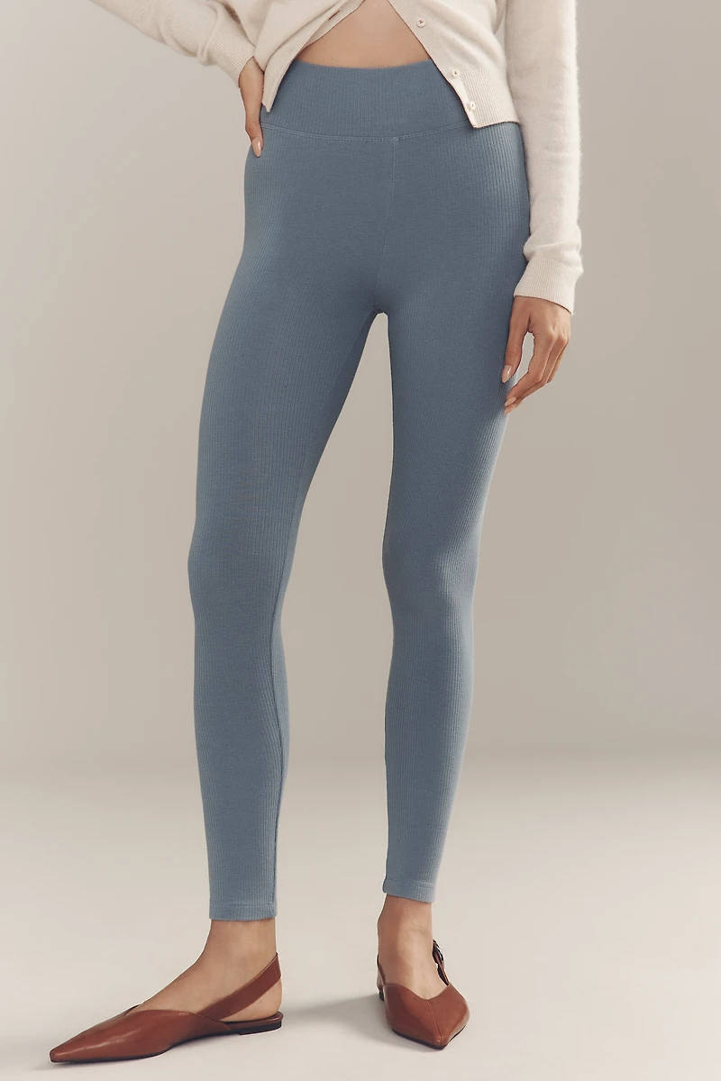 By Anthropologie Cozy Ribbed Leggings