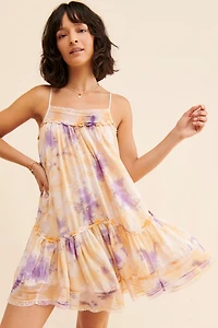 Tie-Dye Lace Dress