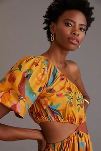 FARM Rio One-Shoulder Maxi Dress