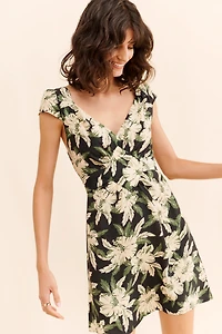 RIXO Alexandra Floral Mini Dress