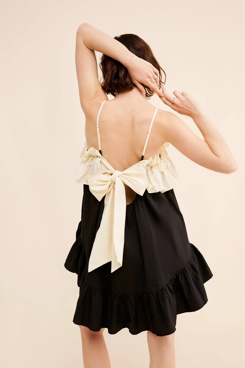 The Ruffle Swing Mini Dress